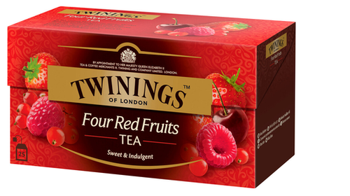 TWININGS FOUR RED FRUITS TEE /25